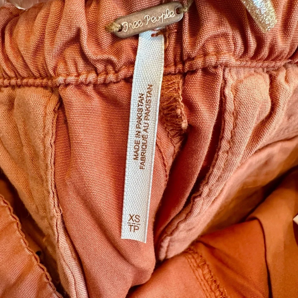 NWT Free People New Light Parachute Pants Myrhh Sz XS TERRACOTTA!!! - Picture 7 of 8